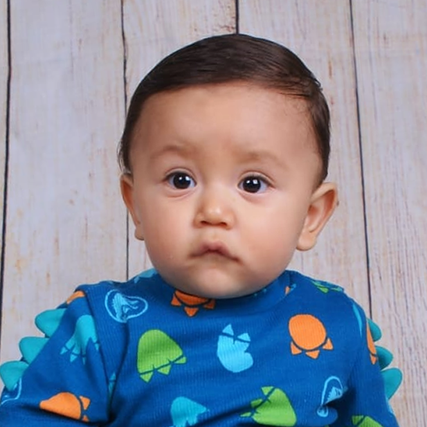 Fotografía de la pequeña Moises Gadiel